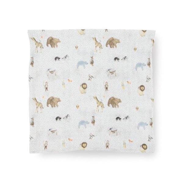 Little Unicorn – Cotton Muslin Swaddle Single – Party Animals