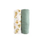 Little Unicorn – Deluxe Muslin – Swaddle 2 Pack Set – Ditsy Sunflower