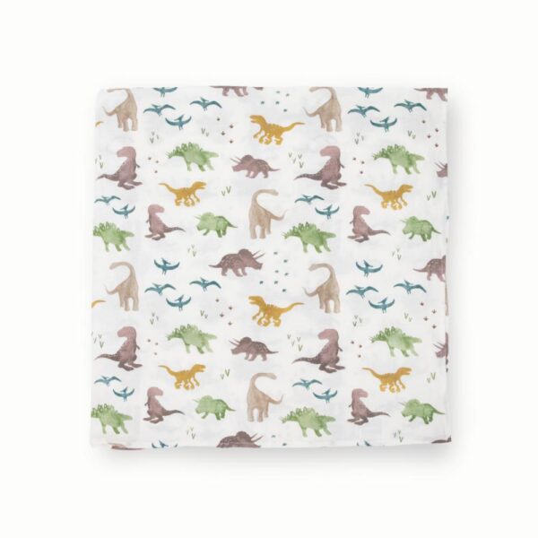 Little Unicorn – Stretch Knit Swaddle 2 Pack – Dino Pals