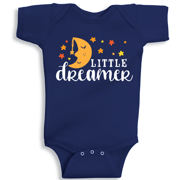 Twinkle Hands Little Dreamer Baby Onesie