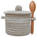 Lorena Canals – Play Basket Kitchen – Washable Cotton Storage & Pretend Cooking Set for Kids