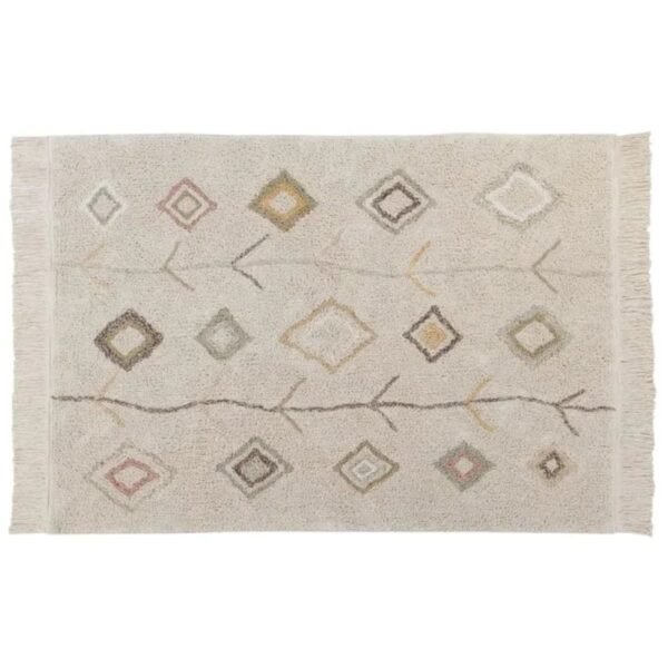 Lorena Canals Washable Area Rug Kaarol Earth Large – Cotton Modern Eco-Friendly Carpet