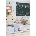 Lorena Canals Washable Rug – Vintage World Map Cotton Rug for Kids Room & Play Area