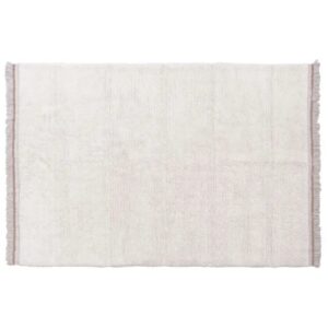 Lorena Canals Woolable Rug Steppe Sheep White XL – Washable Wool Area Carpet for Living Room & Bedroom