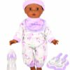 Lotus – 16 inch Soft-bodied Baby Doll – Afro-American (No Hair)