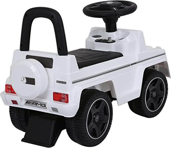 Lovely Baby – Kids G-Class Push Ride On Car – White