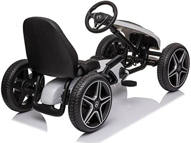 Lovely Baby - Kids Mercedes Pedal Car - White