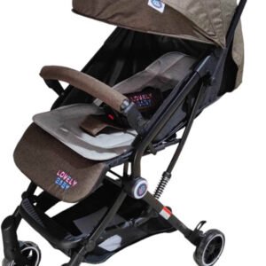 Lovely Baby - Light Weight Baby Stroller Foldable Pram - Brown