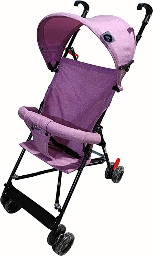 Lovely Baby - Lightweight Kids Buggy Stroller - Purple