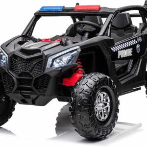 Lovely Baby - Powered Riding Jeep Police - Black