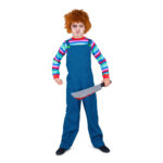Mad Costumes – Evil Puppet Boy Kids Halloween Costume – Blue