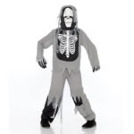 Mad Costumes – Ghostly Skeleton Kids Halloween Costume – Grey