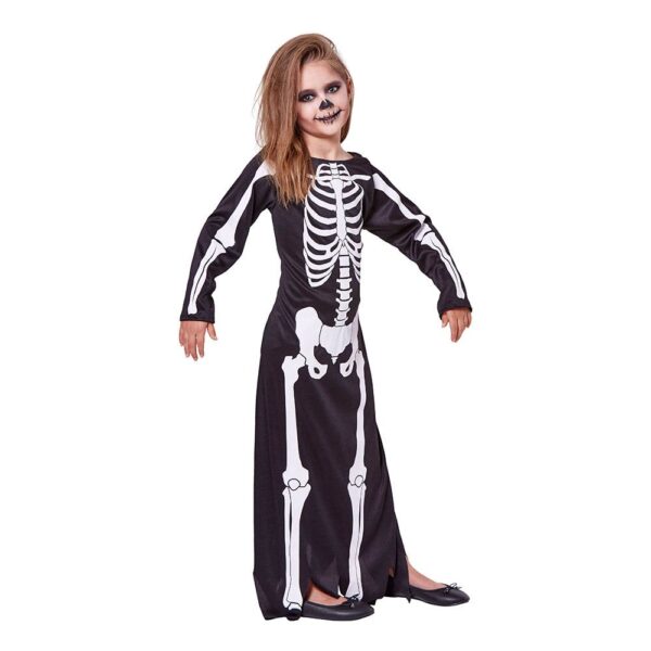 Mad Costumes – Skeleton Dress Kids Halloween Costume – Black
