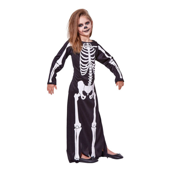 Mad Costumes – Skeleton Dress Kids Halloween Costume – Black