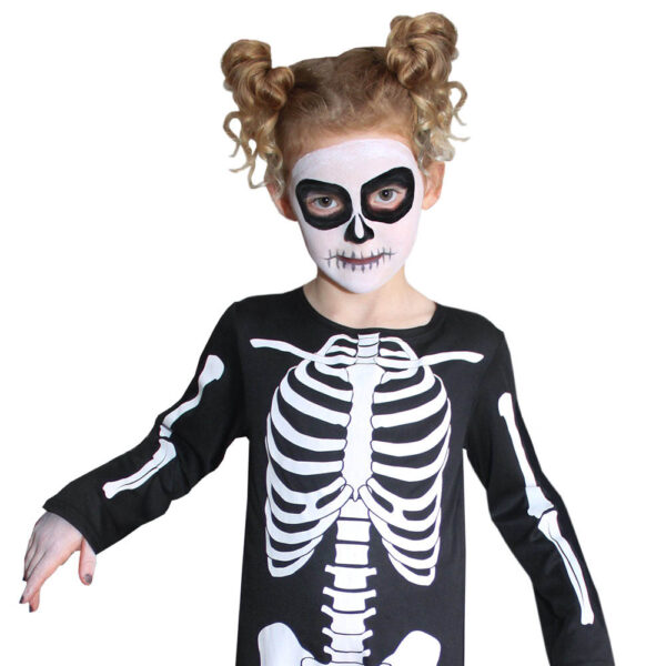 Mad Costumes – Skeleton Kids Halloween Costume – Black