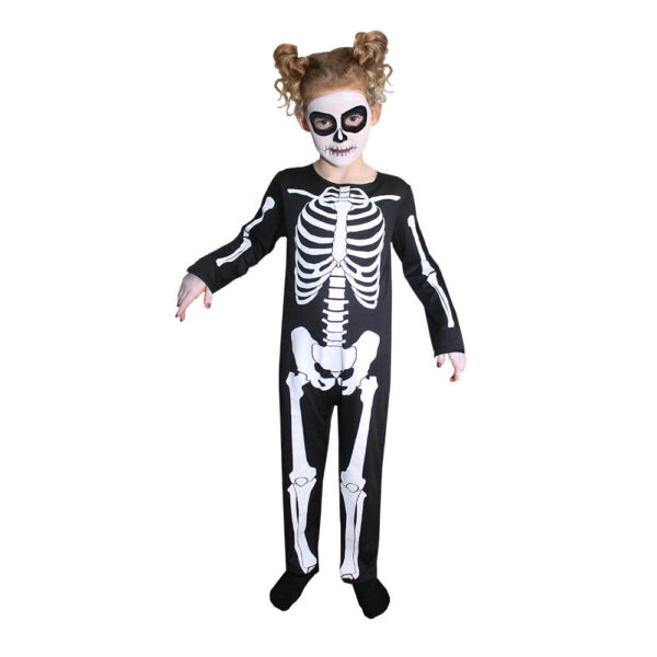Mad Costumes – Skeleton Kids Halloween Costume – Black