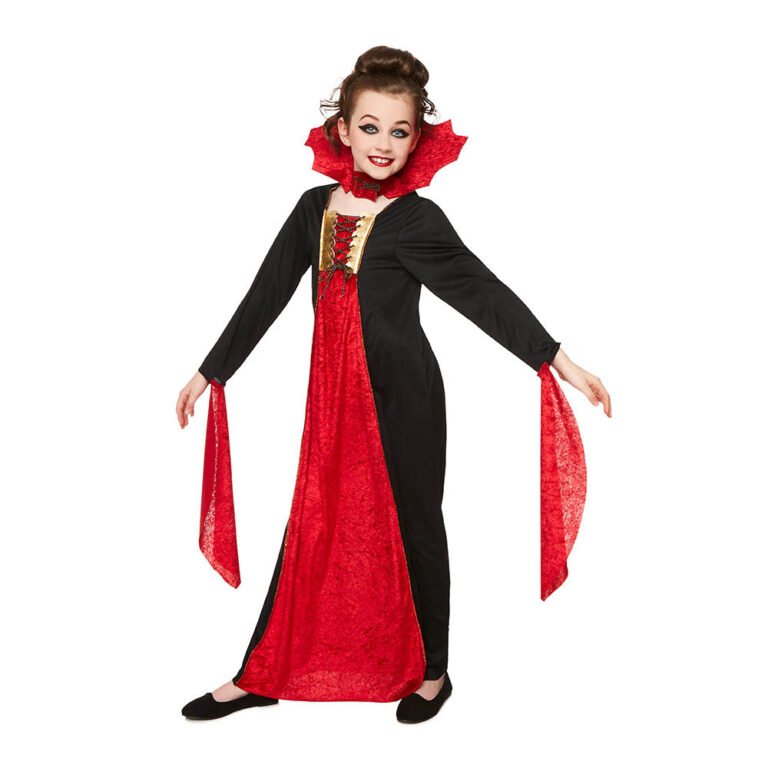 Mad Costumes - Vampiress Kids Halloween Costume - Red