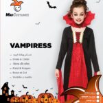 Mad Costumes – Vampiress Kids Halloween Costume – Red