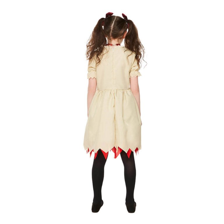 Mad Costumes - Voodoo Doll Kids Halloween Costume - Beige