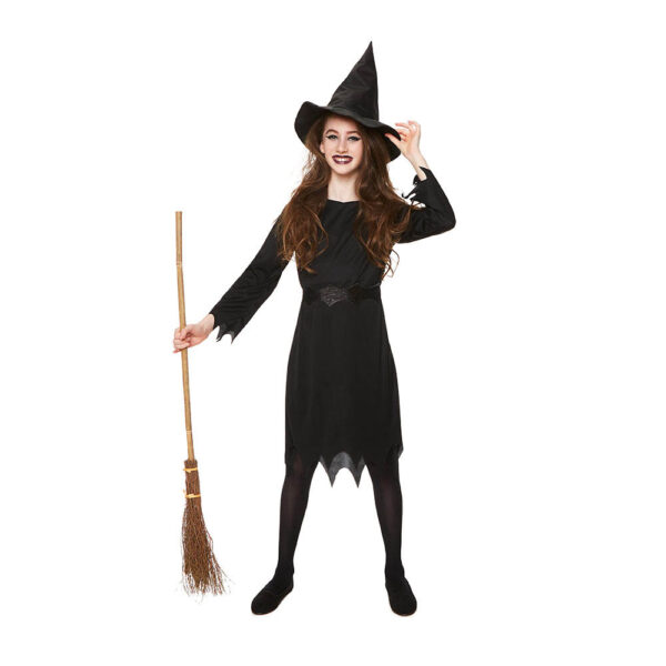 Mad Costumes – Witch Sorceress Kids Halloween Costume – Black