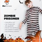 Mad Costumes – Zombie Prisoner Kids Halloween Costume – White