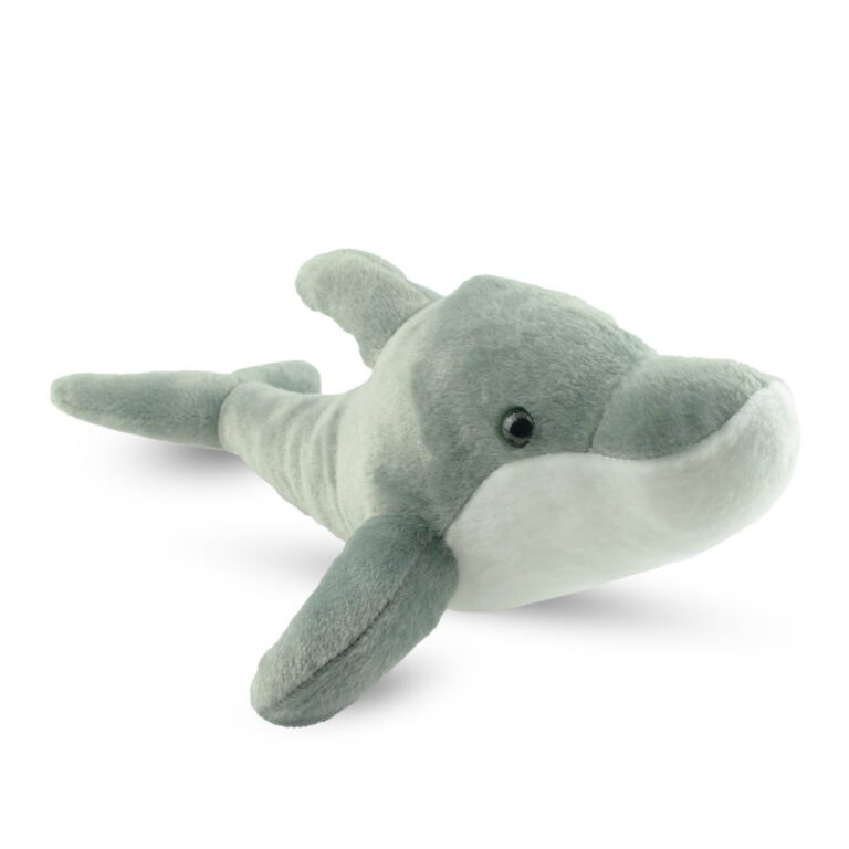 Mad toys - Dolphine - Cuddly Soft Plush Stuffed Toy - 25cm - Gray Blue
