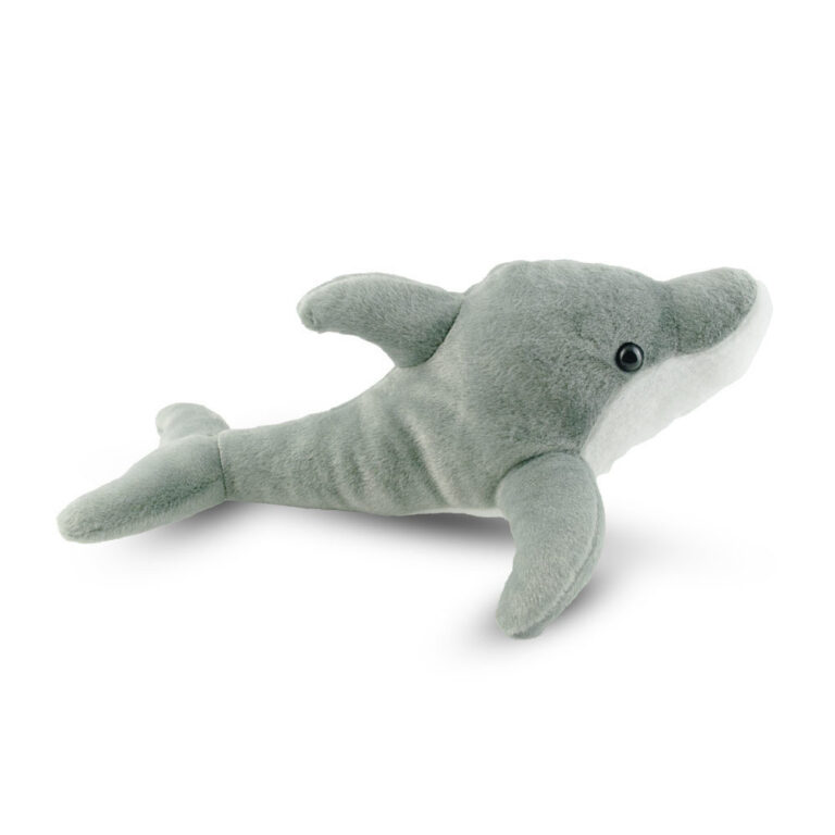 Mad toys - Dolphine - Cuddly Soft Plush Stuffed Toy - 39cm - Gray Blue
