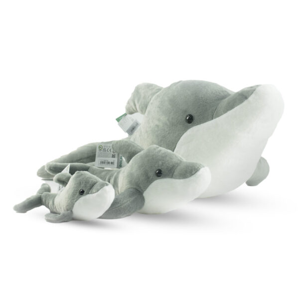 Mad toys – Dolphine – Cuddly Soft Plush Stuffed Toy – 39cm – Gray Blue