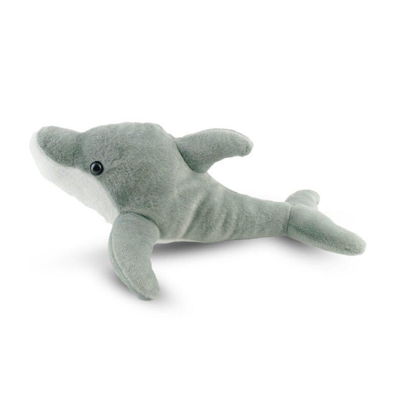 Mad toys - Dolphine - Cuddly Soft Plush Stuffed Toy - 77cm - Gray Blue