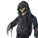 Mad Toys – Halloween Decoration – Animated Standing Reaper with Chain – 5ft 7in