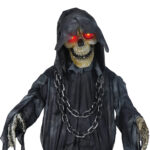 Mad Toys – Halloween Decoration – Animated Standing Reaper with Chain – 5ft 7in