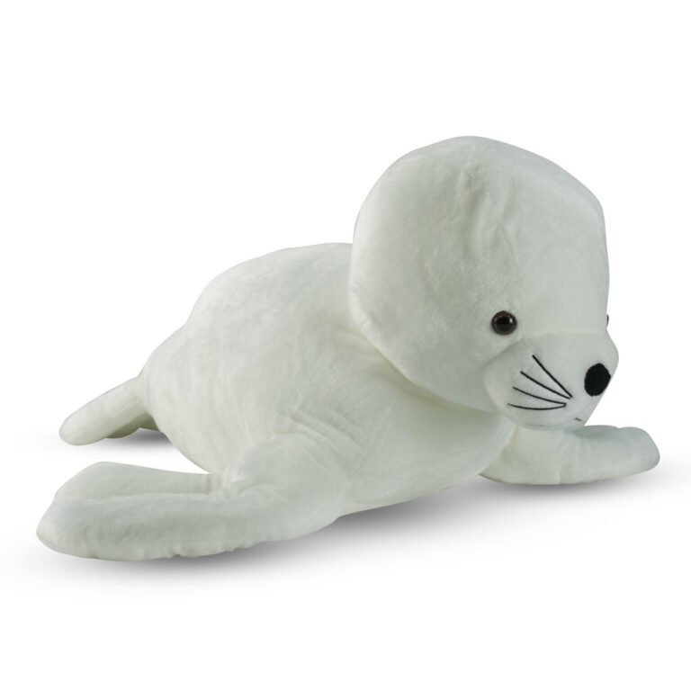 Mad toys - Harp Seal - Cuddly Soft Plush Stuffed Toy - 26cm - White