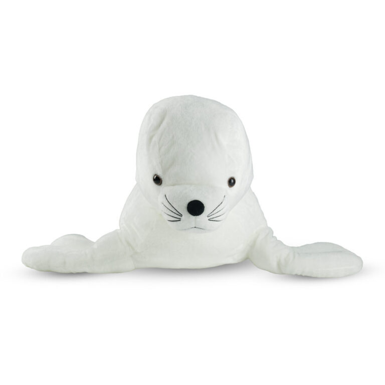 Mad toys - Harp Seal - Cuddly Soft Plush Stuffed Toy - 38cm - White