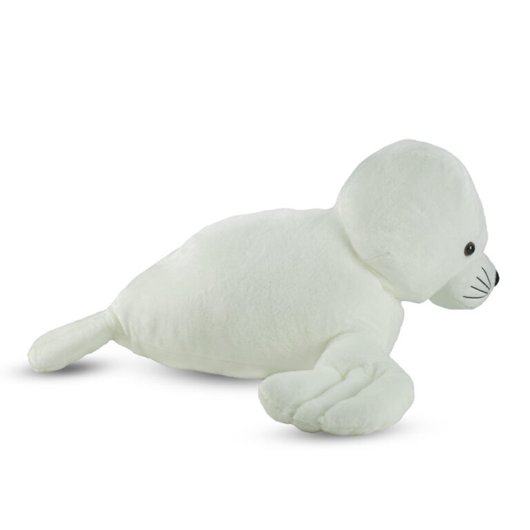Mad toys - Harp Seal - Cuddly Soft Plush Stuffed Toy - 38cm - White
