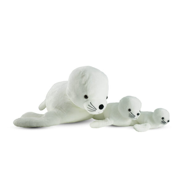 Mad toys – Harp Seal – Cuddly Soft Plush Stuffed Toy – 38cm – White