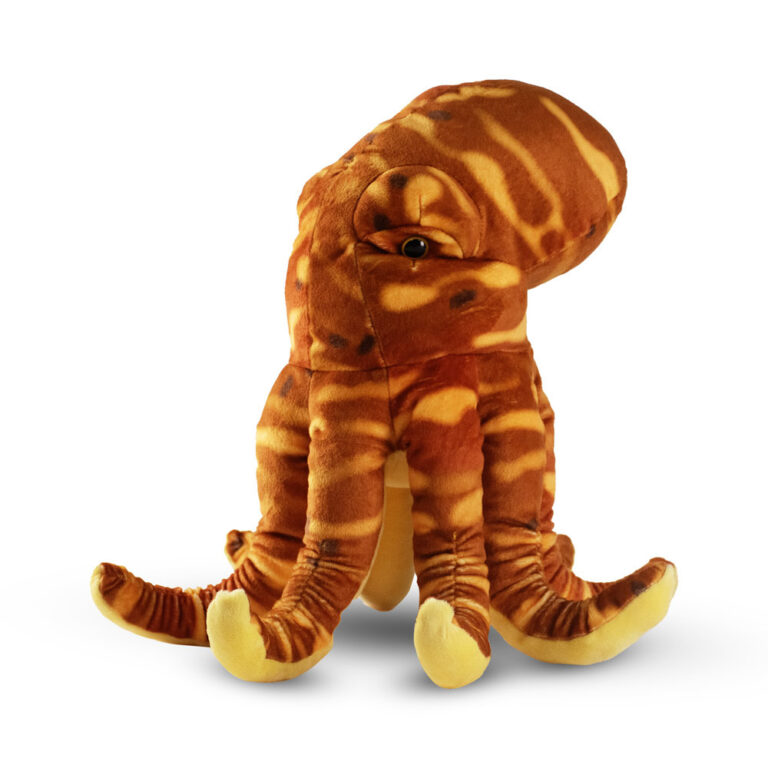 Mad toys - Octopus - Cuddly Soft Plush Stuffed Toy - 36cm - Orange