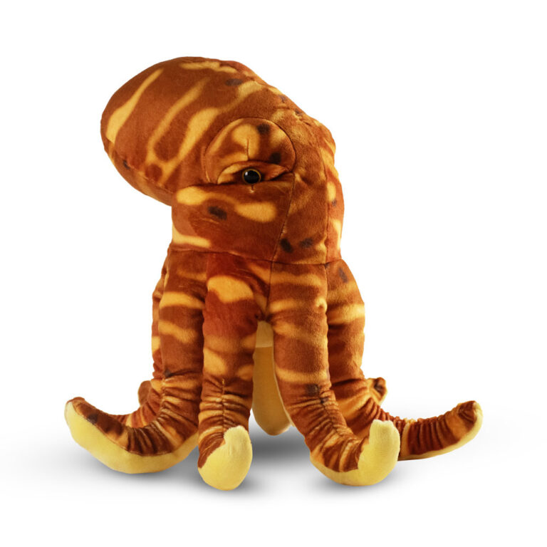 Mad toys - Octopus - Cuddly Soft Plush Stuffed Toy - 36cm - Orange