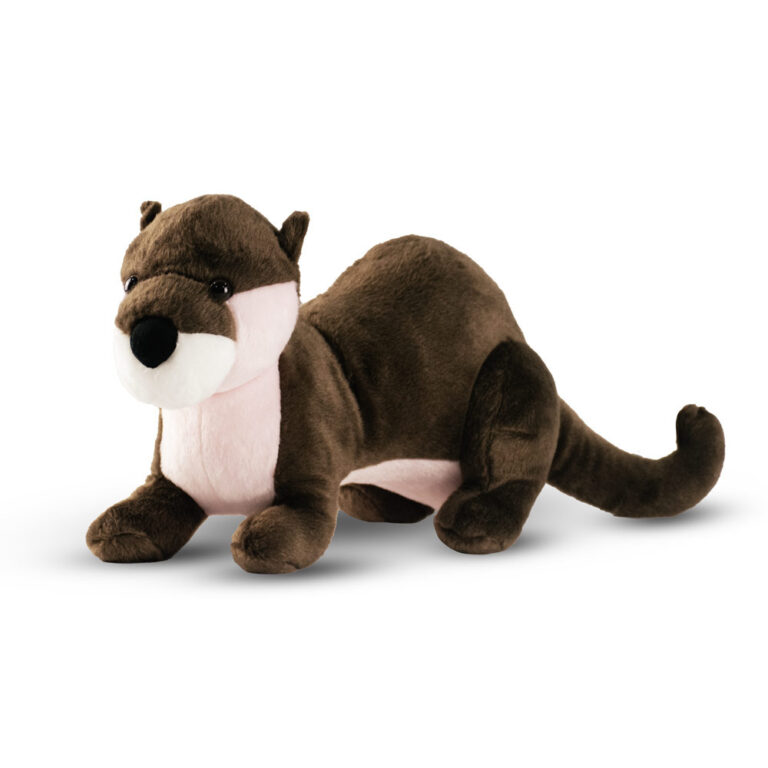 Mad toys - Otter - Cuddly Soft Plush Stuffed Toy - 50cm - Brown