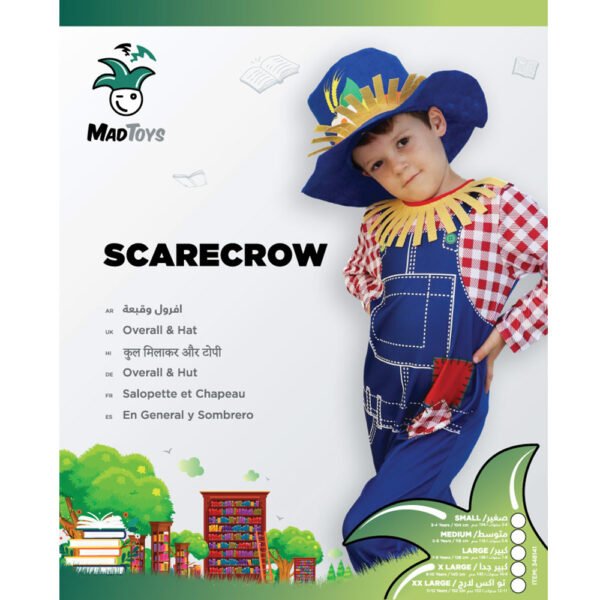 Mad Toys – Scarecrow Boy Book Week Costumes for Kids