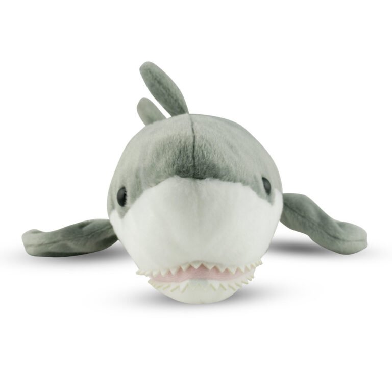 Mad toys - Shark - Cuddly Soft Plush Stuffed Toy - 25cm - Grey