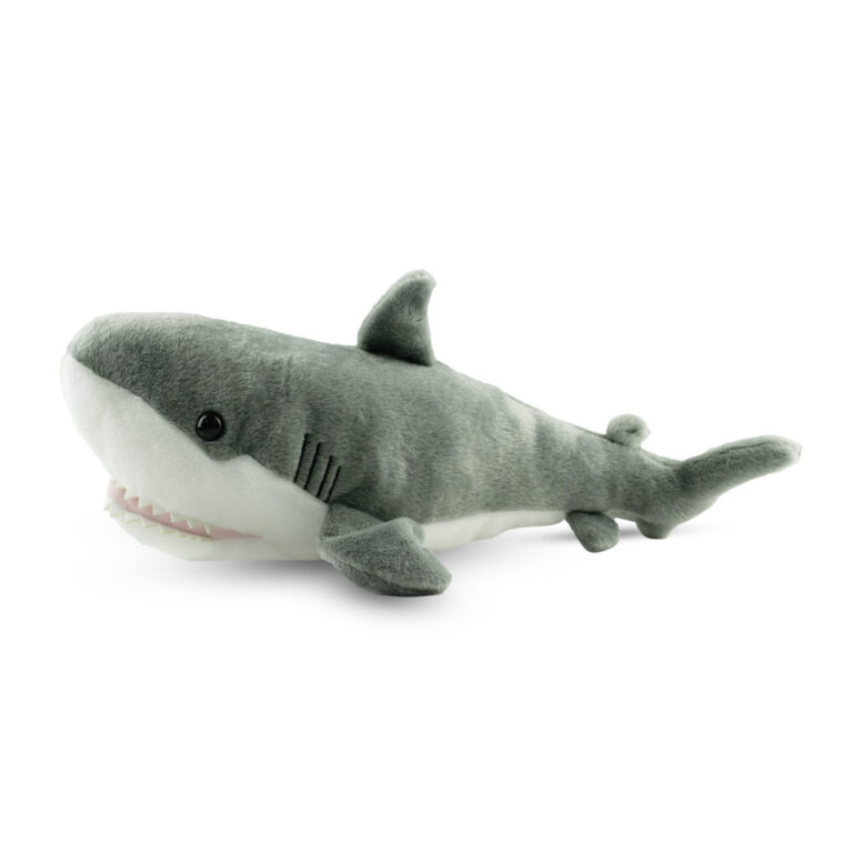 Mad toys - Shark - Cuddly Soft Plush Stuffed Toy - 38cm - Grey