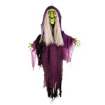 Mad Toys – Spooky Hanging Witch with Light-Up Eyes – Halloween Decoration
