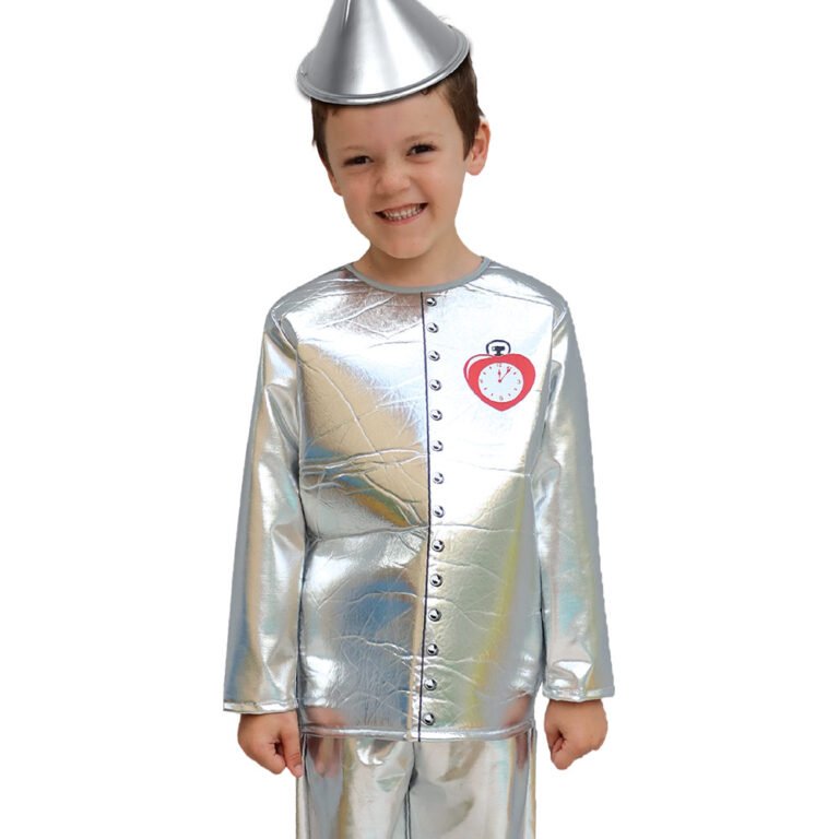 Mad Toys - Tin Man Wizard of Oz Book Week Costumes for Kids - Silver
