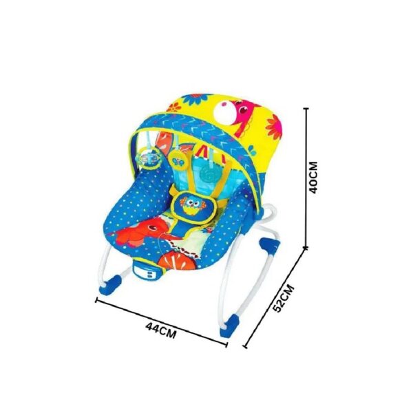Mastela – Baby Bouncer Chair With Vibrations Adjustable And Toys Bar – Blue