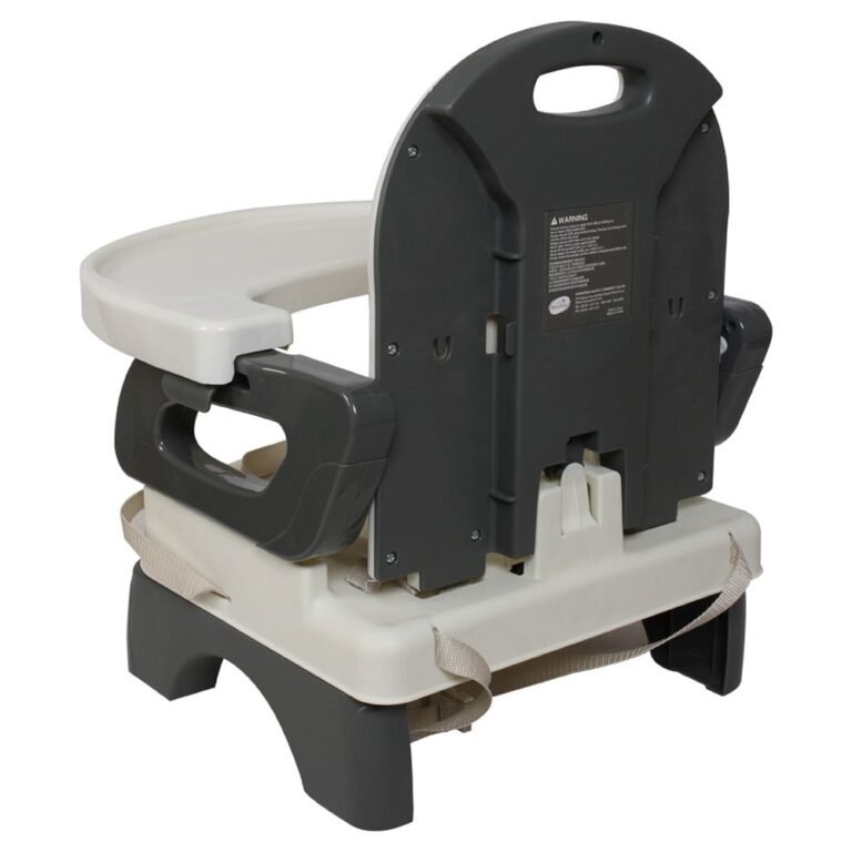 Baby Booster Seat And Fold Up Chair For Toddler 1 + Year- Grey