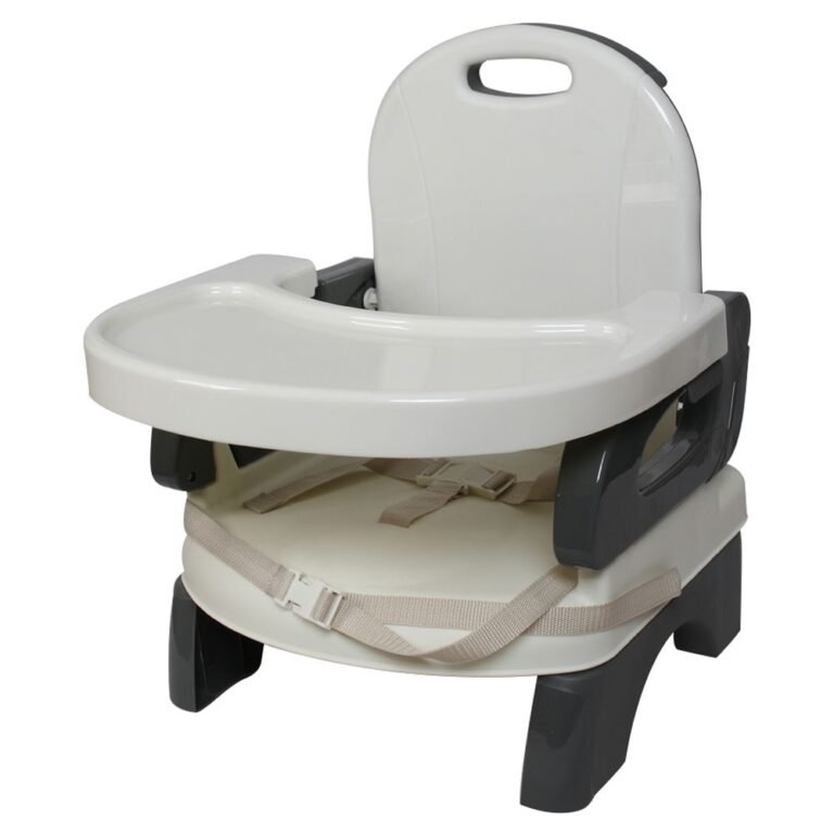 Baby Booster Seat And Fold Up Chair For Toddler 1 + Year- Grey