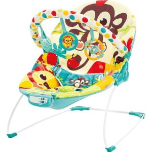 Baby Bouncer With Music & Vibration For Infant 6 To 18 Months-Green