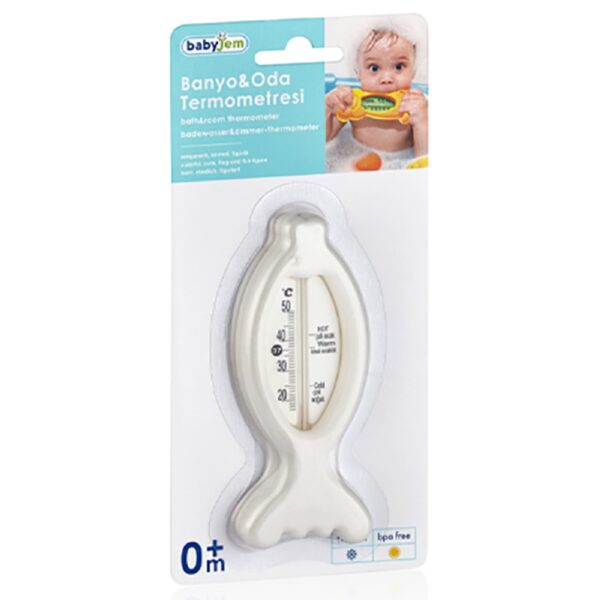Babyjem – Baby Bath & Room Thermometer – White