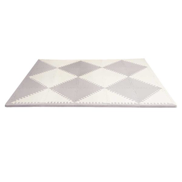 SkipHop – Playspot Geo Floor Tiles – Grey & Cream