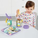 Skip Hop – Zoo Stainless Steel Kid’s Straw Water Bottle, 350ml – Unicorn